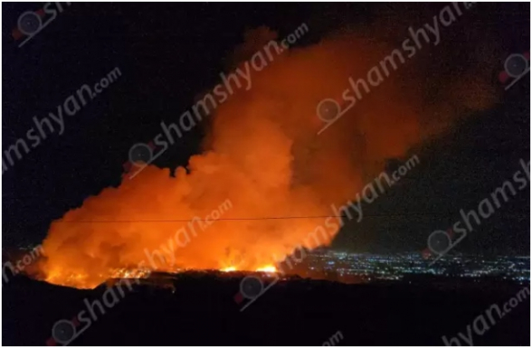 Հրդեհ՝ Նուբարաշենի աղբավայրում